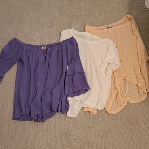 Bundle of 3 size S tops great condition